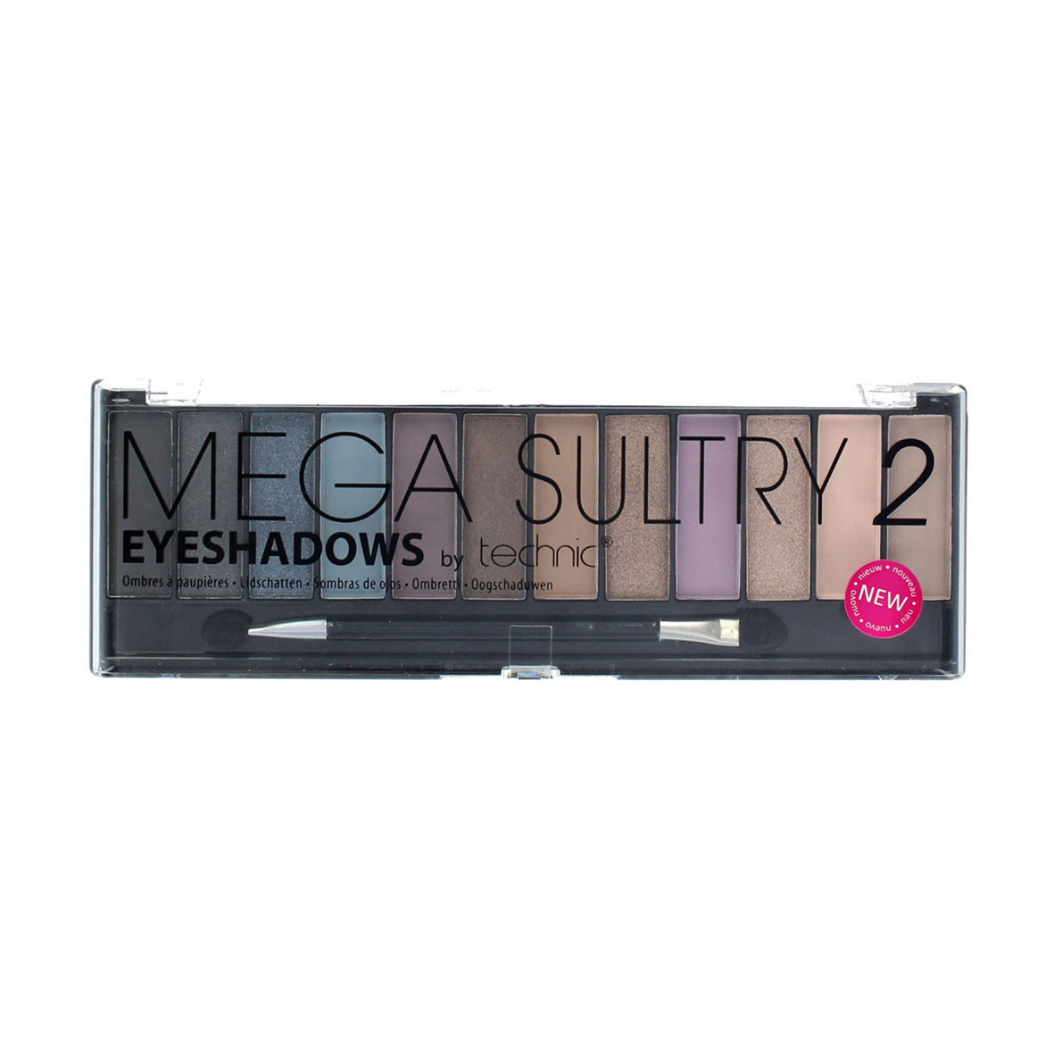 Палетка тіней для повік technic Mega Sultry 2 Eyeshadow, 14.4 г